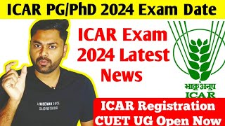 ICAR 2024 Application Form  ICAR 2024 Exam Date  ICAR 2024 latest Update Official  Krishi kranti [upl. by Anabal415]