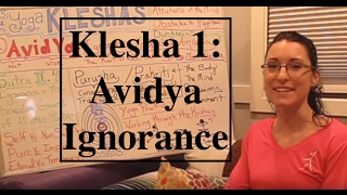 quotYoga Boardquot for Klesha 1 AVIDYA Ignorance  LauraGyoga [upl. by Joette]