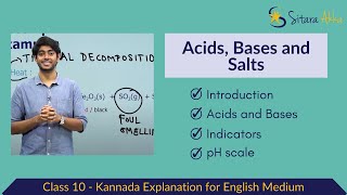 Acids Bases and Salts  Kannada  Class 10 [upl. by Flodur]