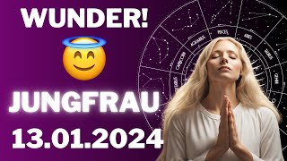 JUNGFRAU ♍️⭐️ EIN WUNDER FÜR DICH 😱 Horoskop  13Januar 2024 jungfrau tarot [upl. by Yenahpets]