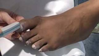 how to do Gelish toes pt 1 [upl. by Durstin]