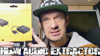 DELOCK HDMI AUDIO EXTRACTOR UNBOXING amp REVIEW [upl. by Trstram]