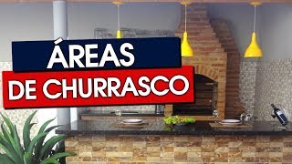 ÁREAS DE CHURRASCO COM DIFERENTES TIPOS DE CHURRASQUEIRA [upl. by Eenal]