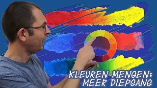 Kleuren mengen meer diepgang Acrylverf schilderles door Toon Nagtegaal [upl. by Oiceladni]