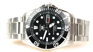 Bond on a budget  The Seiko SNZF17 K1 quotSea Urchinquot [upl. by Nosnor990]