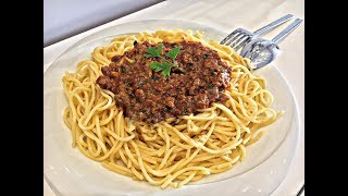 Shpageta te shishme me sos Bolonez  Kıymalı Spagetti  Bolonez soslu [upl. by Kellen]