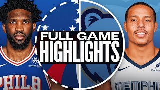 76ERS at GRIZZLIES  FULL GAME HIGHLIGHTS  November 20 2024 [upl. by Vaden515]