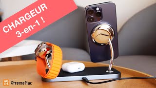 Le meilleur chargeur iPhoneApple Watch pour la table de nuit  XtremeMac [upl. by Nlycaj402]