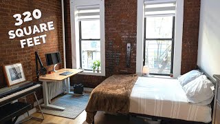 NYC Apartment Tour 2019  FullTime YouTuberBloggers Studio [upl. by Lindo]