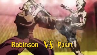 Kure Raian VS Mokichi Robinson Kengan Ashura Tournament Round 1 [upl. by Akemehs866]