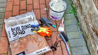 How to STOP Weeds Growing in Block Brick paving Gaps [upl. by Yuh288]