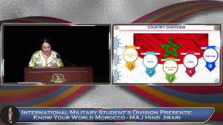 International Military Students Division Presents Know Your World Morocco [upl. by Smart]