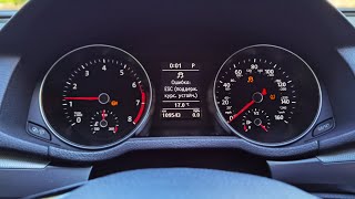 Как убрать ошибку после замены аккумулятора VAG Volkswagen Jetta GOLF Passat Tiguan Polo [upl. by Rihaz]