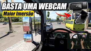 ETS2 MOVIMENTO REALISTA  Rastreamento Ocular com IA  Beam EYE Tracker [upl. by Medeah]