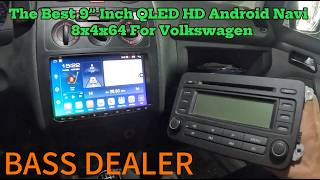 Witson The Best 9” Inch Android Car Stereo System In Vw Caddy [upl. by Hayikat]