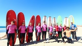 Surfing Holidays at the Surfivor Surf Camp in Esmoriz  Oporto  Portugal [upl. by Ailemac360]