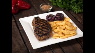 CoffeeRubbed Strip Steak Recipe  CharBroil [upl. by Waylan]