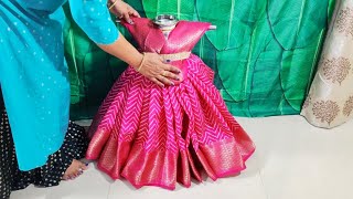 Quick and Easy Varamahalakshmi Saree Draping🪷How to drape saree for varamahalakshmi trending [upl. by Lynnworth440]