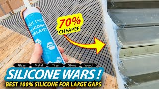 Using Marine Silicone on Pergola Roof PAULINN Silicone Sealant Review and comparison [upl. by Ahsekyw]