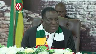 President Mnangagwa at State house [upl. by Yanehc]