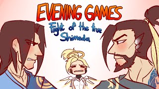 Evening Games  Fight of the true Shimada  Overwatch [upl. by Anawal]