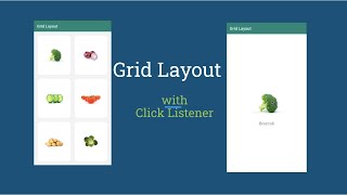 Android Studio Grid Layout with CardView and Open New Activity When Clicked [upl. by Anavrin]