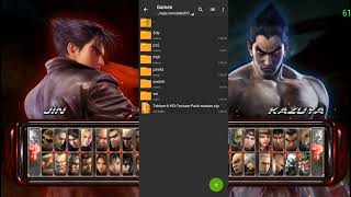 Setup VideoTekken 6 remastered ModFull HD Texture  setting  added gfx PPSSPP Androidemulator [upl. by Anan]