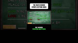 The Math behind Sports Betting odds sportsbetting [upl. by Ycam672]