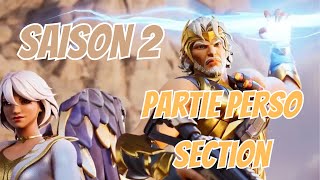 LIVE FORTNITE PS5FR PARTIE PERSO  SECTION  QUETES DE LHISTOIRE SAISON 2 [upl. by Alekehs]