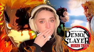 SET YOUR HEART ABLAZE 🔥this destroyed me Demon Slayer MUGEN TRAIN Movie Reaction [upl. by Atalya499]