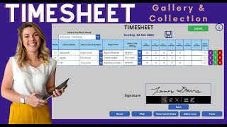 New Powerful TimeSheet Creator App Part 1 [upl. by Ulrich]