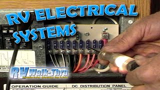 RV WalkThru Electrical  Learn about the electrical system on your RV [upl. by Tempa84]