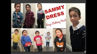 Sammy dress Kids Haul amp Review  Timmys Fashion show [upl. by Aicilec]