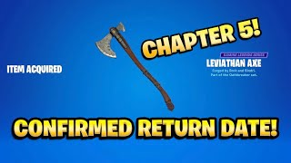 LEVIATHAN AXE RETURN DATE in FORTNITE ITEM SHOP Leviathan Axe Returning to Fortnite 2024 [upl. by Yrakaz]