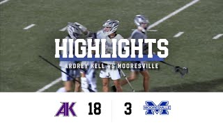 ARDREY KELL VS MOORESVILLE BOYS LACROSSE HIGHLIGHTS 041624 [upl. by Horter926]