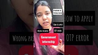 Problem solve government governmentjobs shorts internship [upl. by Assiluy]