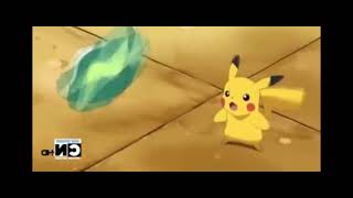 Pokemon Black and White Ash Saves Pikachu From Evolving Into Raichu [upl. by Tik]