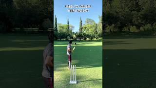 Pace🚀  Swing🔥  ☠️ Wahab Vs Basit  Test Match  Off Yorker youtubeshorts cricket shorts [upl. by Rodnas]