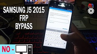 Frp bypass Samsung Galaxy J5 2015 J500F [upl. by Trent]