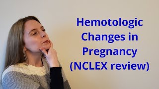 HEMATOLOGICAL CHANGES IN PREGNANCY [upl. by Acassej482]