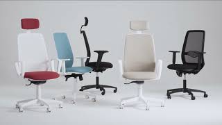 Softtouch breathable office chair with cushions  StarTech by Leyform [upl. by Anola483]