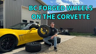 Aftermarket Wheels Install On C6 Corvette [upl. by Gould]