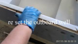 transom fibreglass repair movie [upl. by Sterne418]