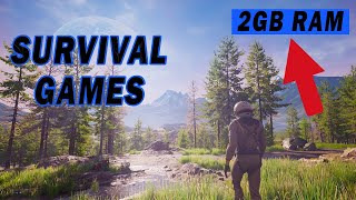 Top 5 Open World Survival Games For LowMid Specs PCs  1gb vram quad core 2gb ram 2021 [upl. by Xenos]