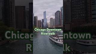 Chicago Downtown Riverwalk chicago downtown walkthrough beautifulday [upl. by Kristof913]