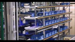 Automated Storage and Retrieval for totes and cases  Dematic Multishuttle® 2 [upl. by Panthea]