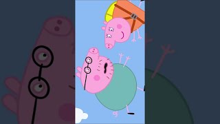 Salto en paracaídas  Peppa Pig en Español shorts peppapig dibujosanimados [upl. by Addam]