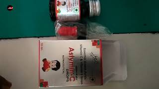 Astymin C Drops Use For Babies In Hindi  Essential Amino Acids Vitamin C amp E  Amino Acids Kya Hai [upl. by Gerek]