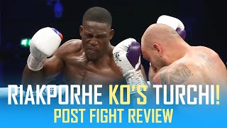 🥊 RICHARD RIAKPORHE KOS FABIO TURCHI  POST FIGHT REVIEW NO FOOTAGE 🥊 [upl. by Niai]