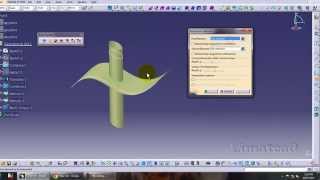 015 LIMATCAD Catia GSD Wireframe Creating Combined Curves [upl. by Klehm132]